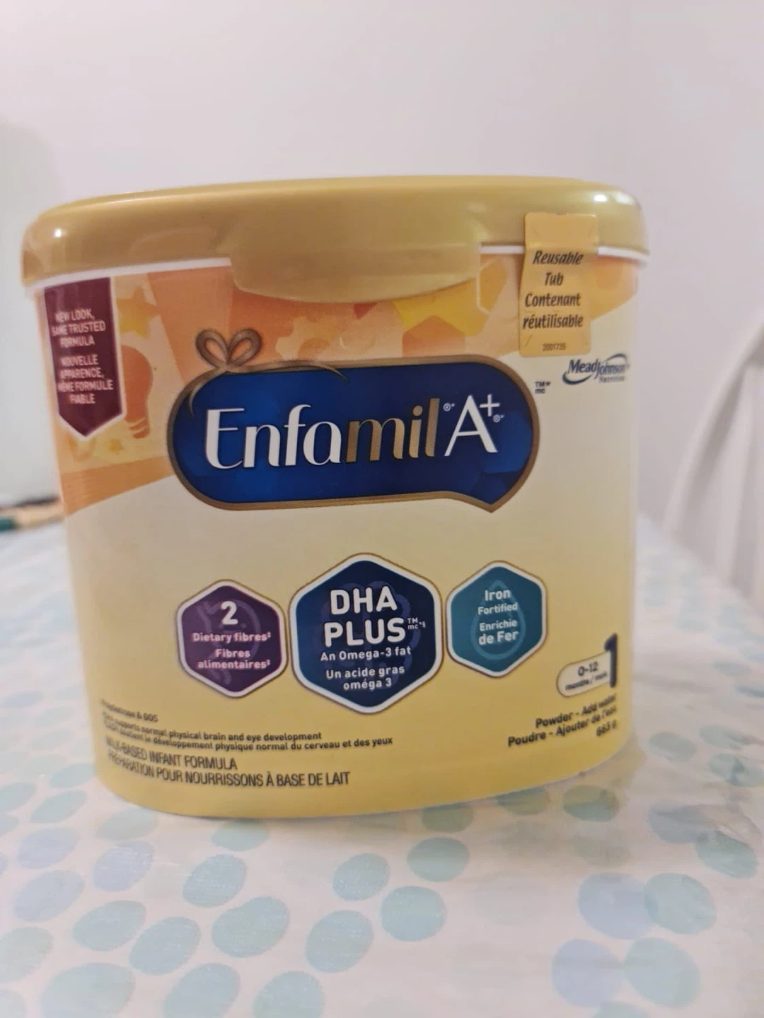 Enfamil A+ Baby Formula with DHA Plus, Stage 1 (0-12 months)