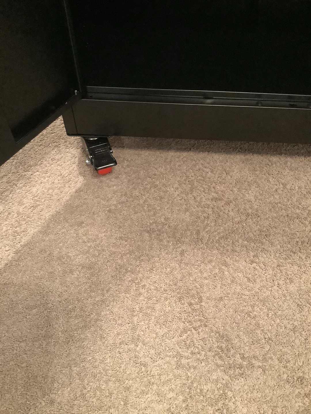 WORKPRO Black Metal Storage Cabinet with Wheels - photo 3