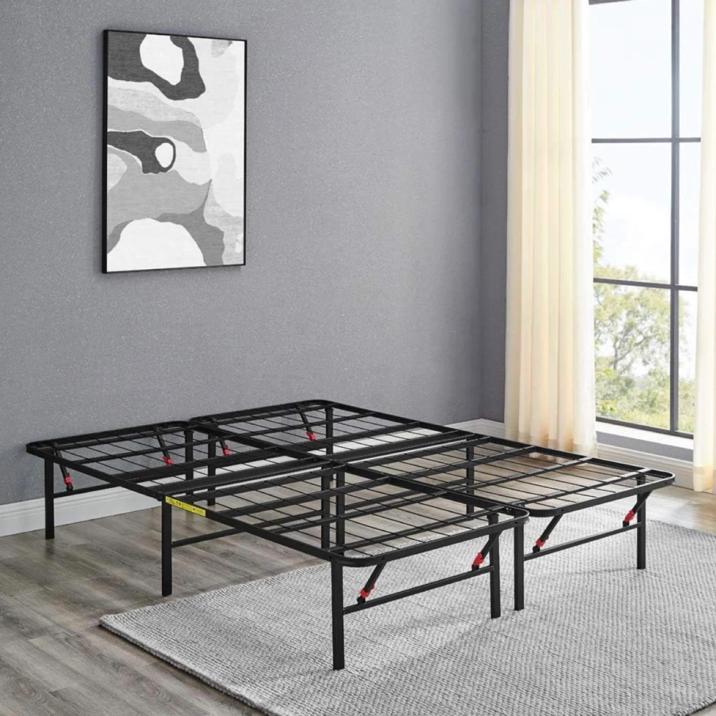 King Bed Frame - 14” Foldable