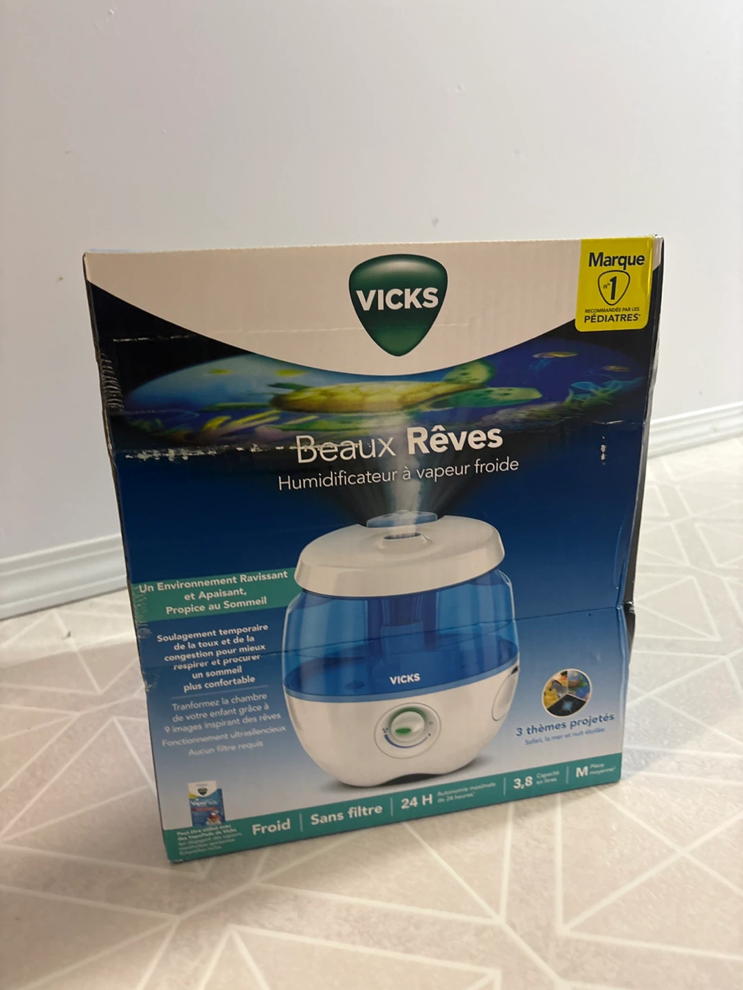 Vicks Cool Mist Humidifier Beaux Rêves