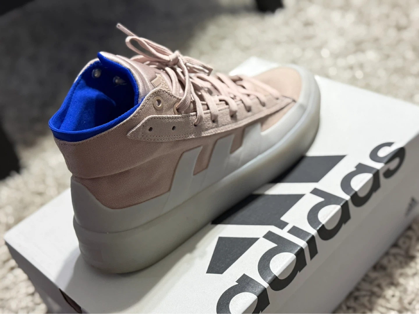 Adidas ZNSORED HI Skateboarding Shoes - US Size 9 - Pink - photo 2