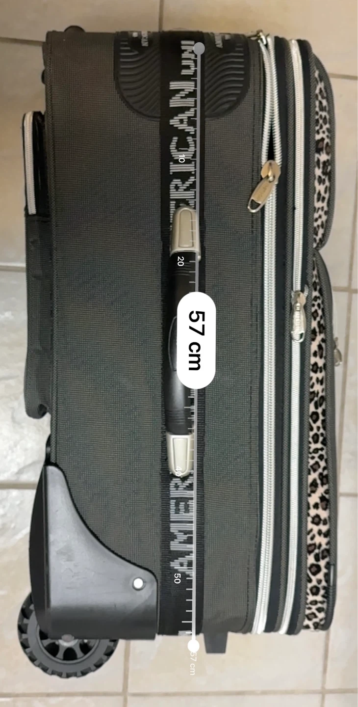 American Tourister Leopard Print Rolling Suitcase - photo 2