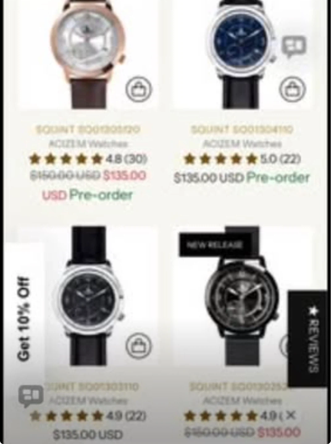 ACIZEM Rose Gold Watch - photo 2