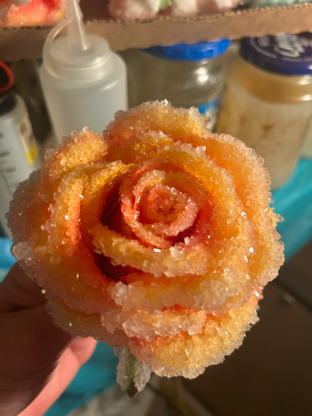 Hand Grown Crystal Flowers - photo 5
