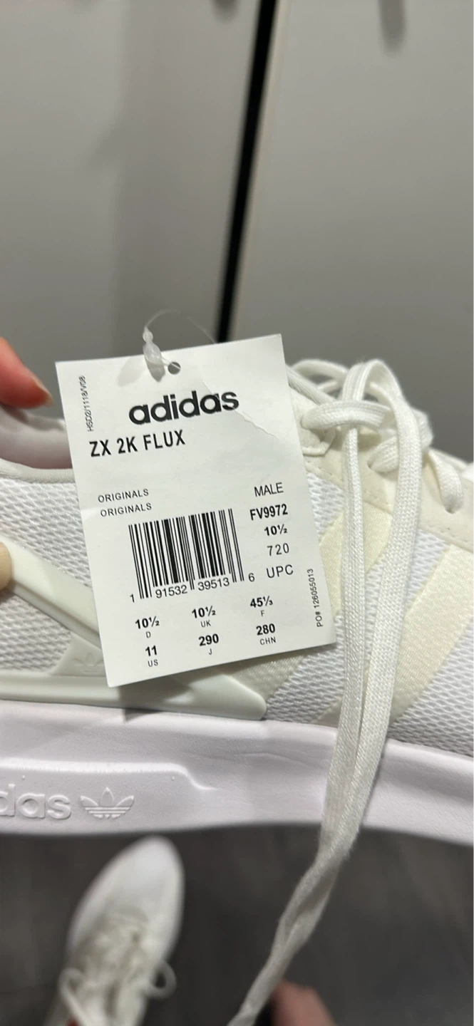 Adidas ZX 2K Flux White Men's Shoes - Size US 11 - photo 4