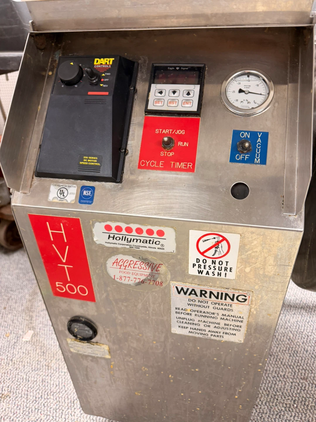 Hollymatic HVT 500 Vacuum Tumbler - photo 3