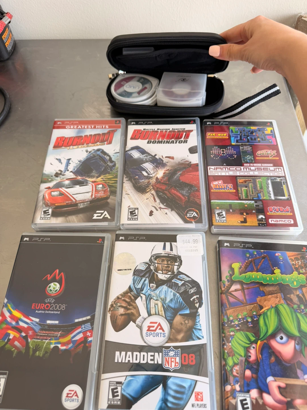 Sony PSP 3000 Console with Games & Charger