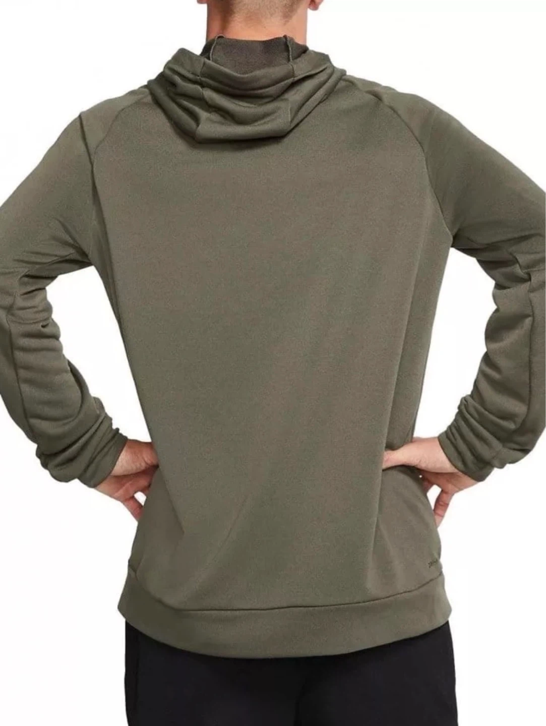 Nike Men's Dri-FIT Swoosh Pullover Hoodie | Olive Green - photo 2