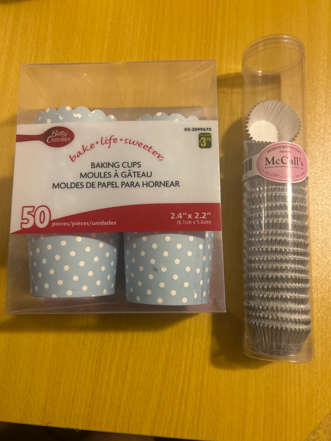 Betty Crocker & McCall's Baking Cups