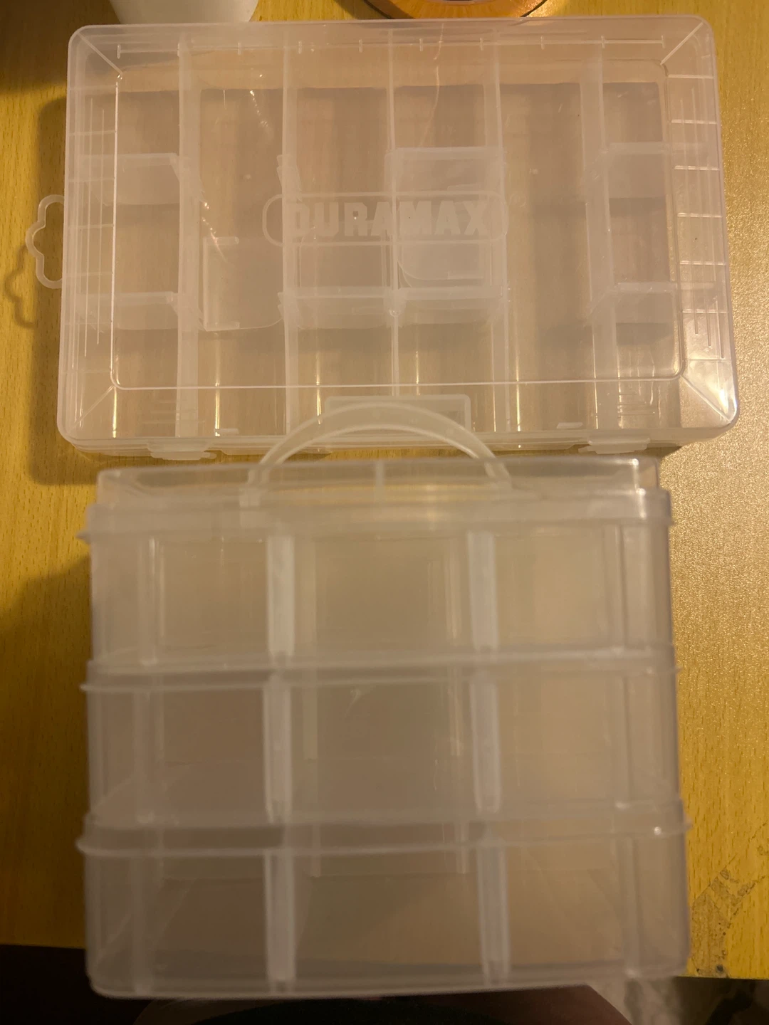 DURAMAX Clear Plastic Organizer Bins (Set of 2) - photo 3