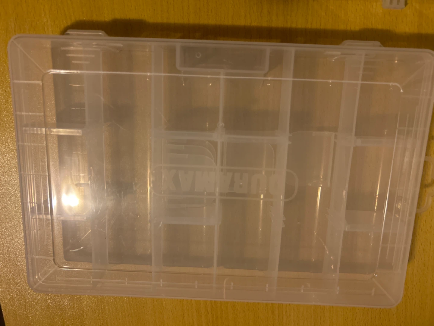DURAMAX Clear Plastic Organizer Bins (Set of 2)