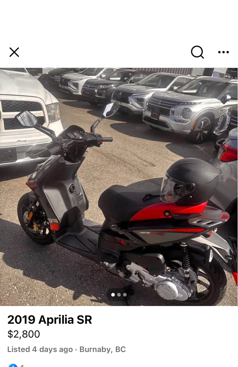 2019 Aprilia SR Motard Scooter - photo 4