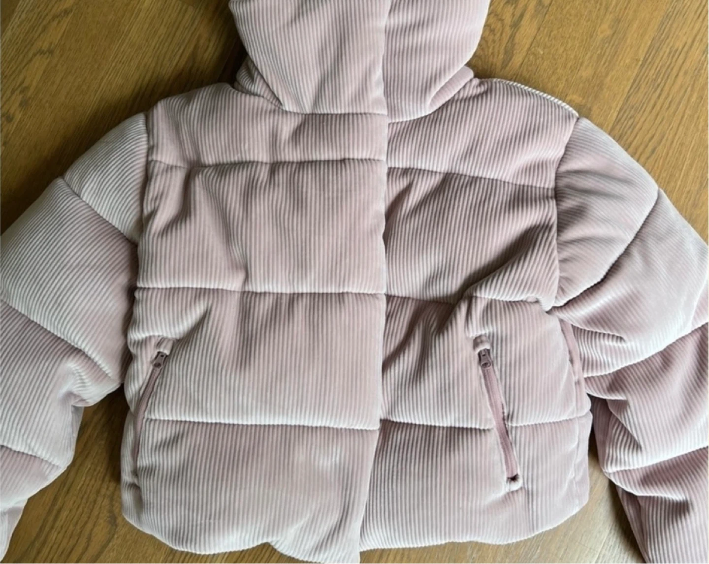 ALO Puffer Jacket - Pink Corduroy - photo 2