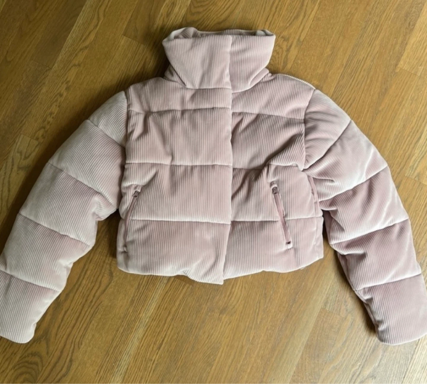 ALO Puffer Jacket - Pink Corduroy
