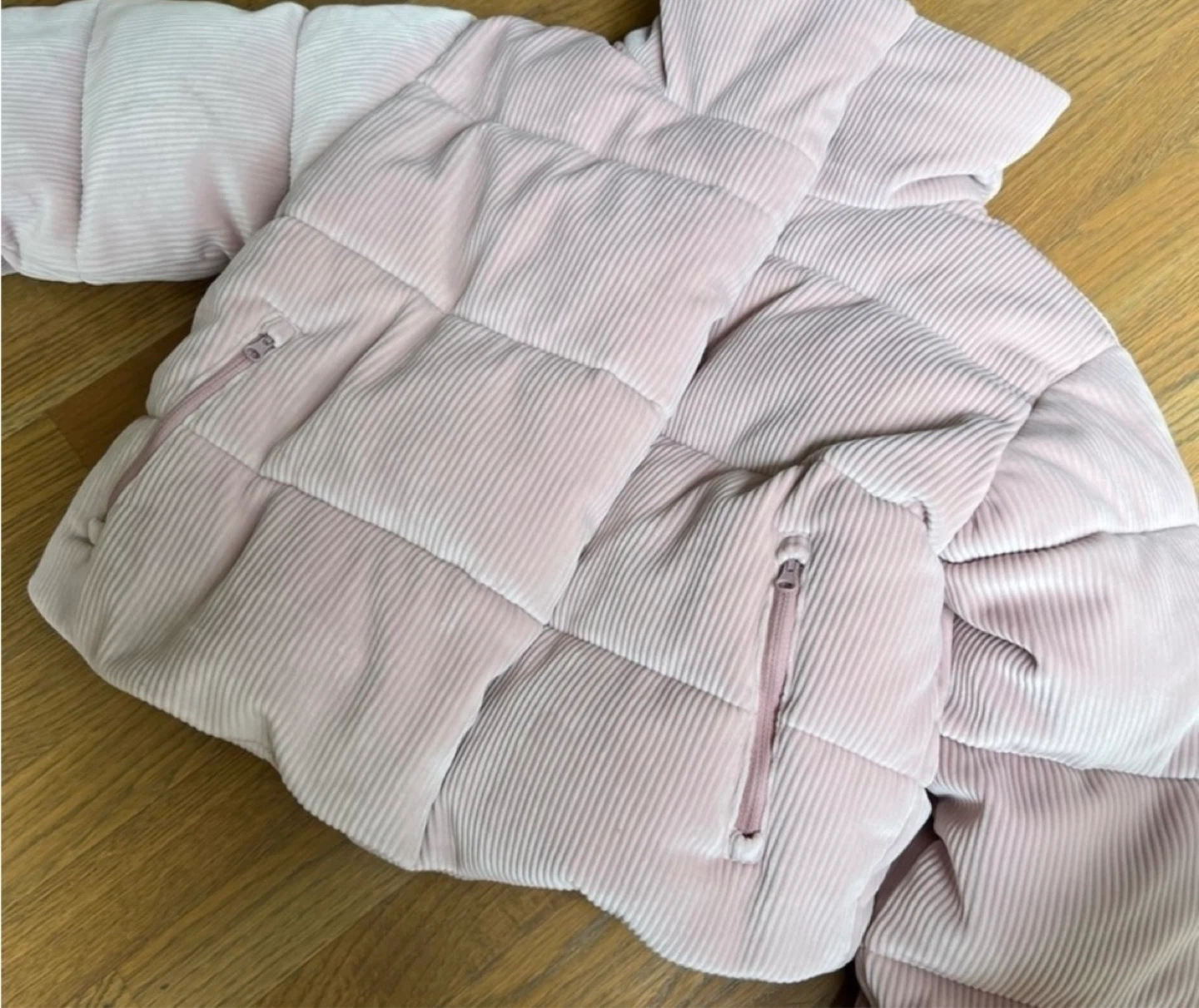 ALO Puffer Jacket - Pink Corduroy - photo 3