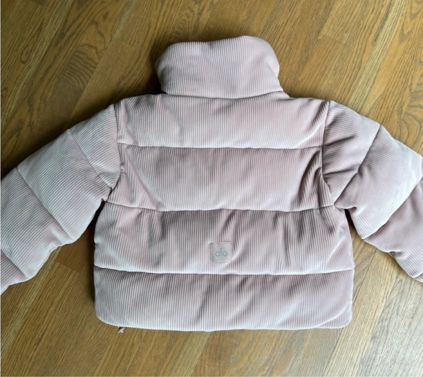 ALO Puffer Jacket - Pink Corduroy - photo 4