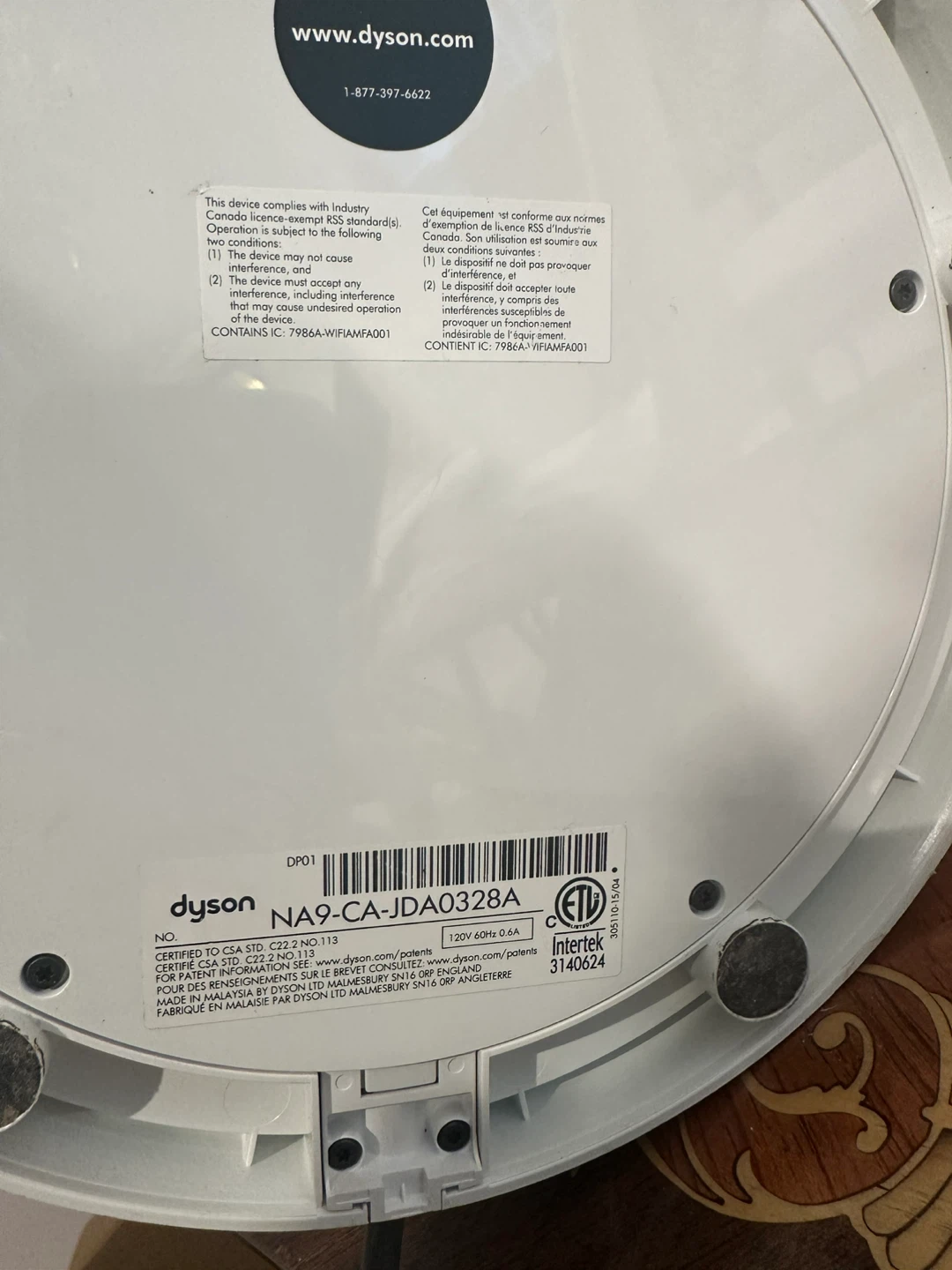 Dyson NA9-CA-JDA0328A Air Purifier Fan - photo 5