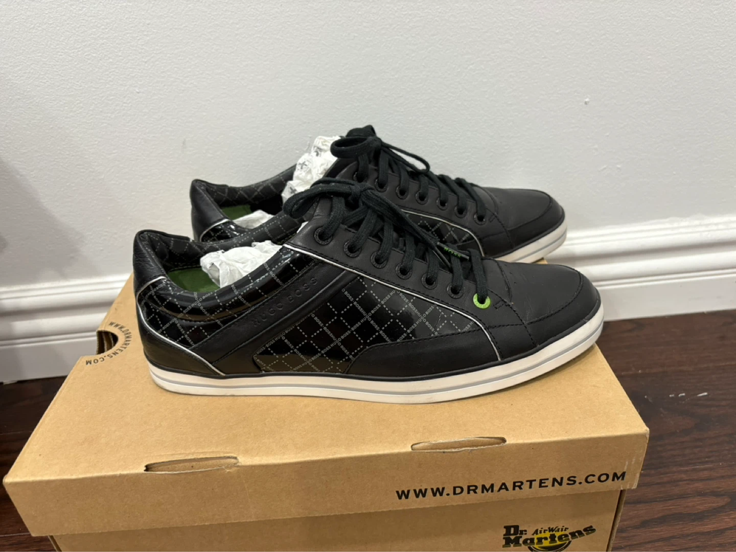 Hugo Boss Black Leather Sneakers