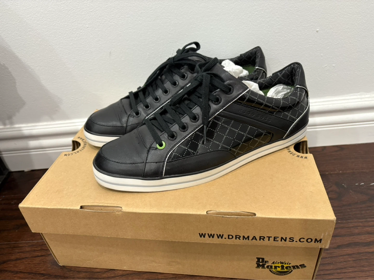 Hugo Boss Black Leather Sneakers - photo 2