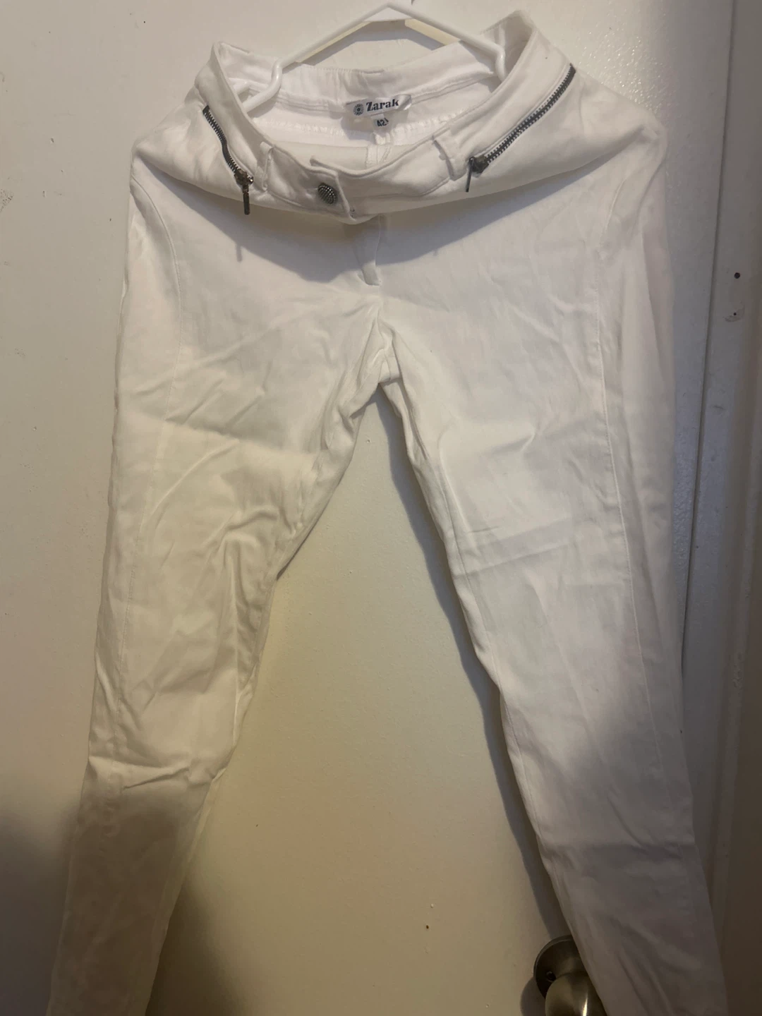 Zarak White Pants Size 42