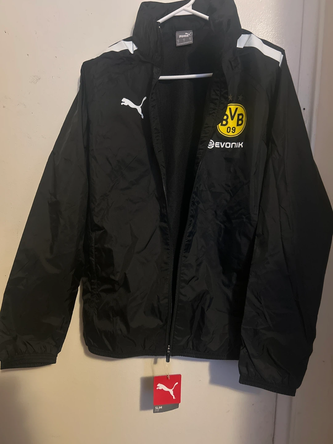 Puma BVB All Weather Jacket - Black - Men's Medium