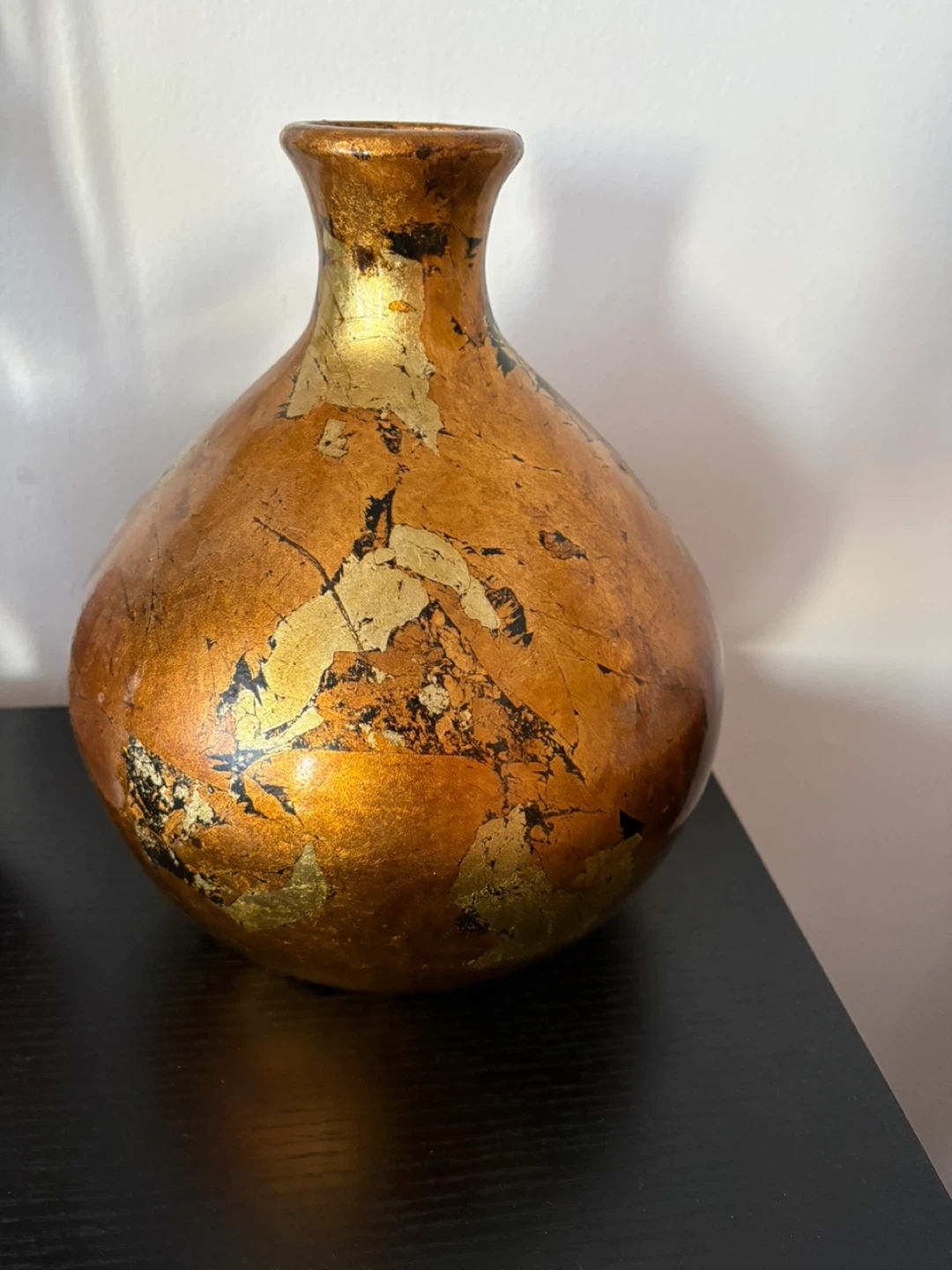 Decorative Vase - Gold and Copper Finish