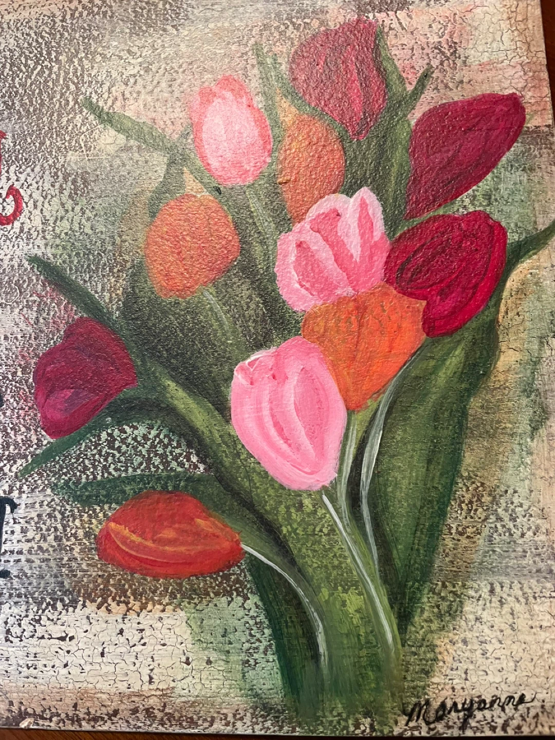 Traditional Tulips Decorative Sign - photo 2