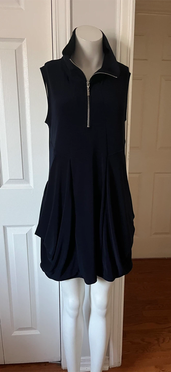 Joseph Ribkoff Black Sleeveless Dress - Size 10