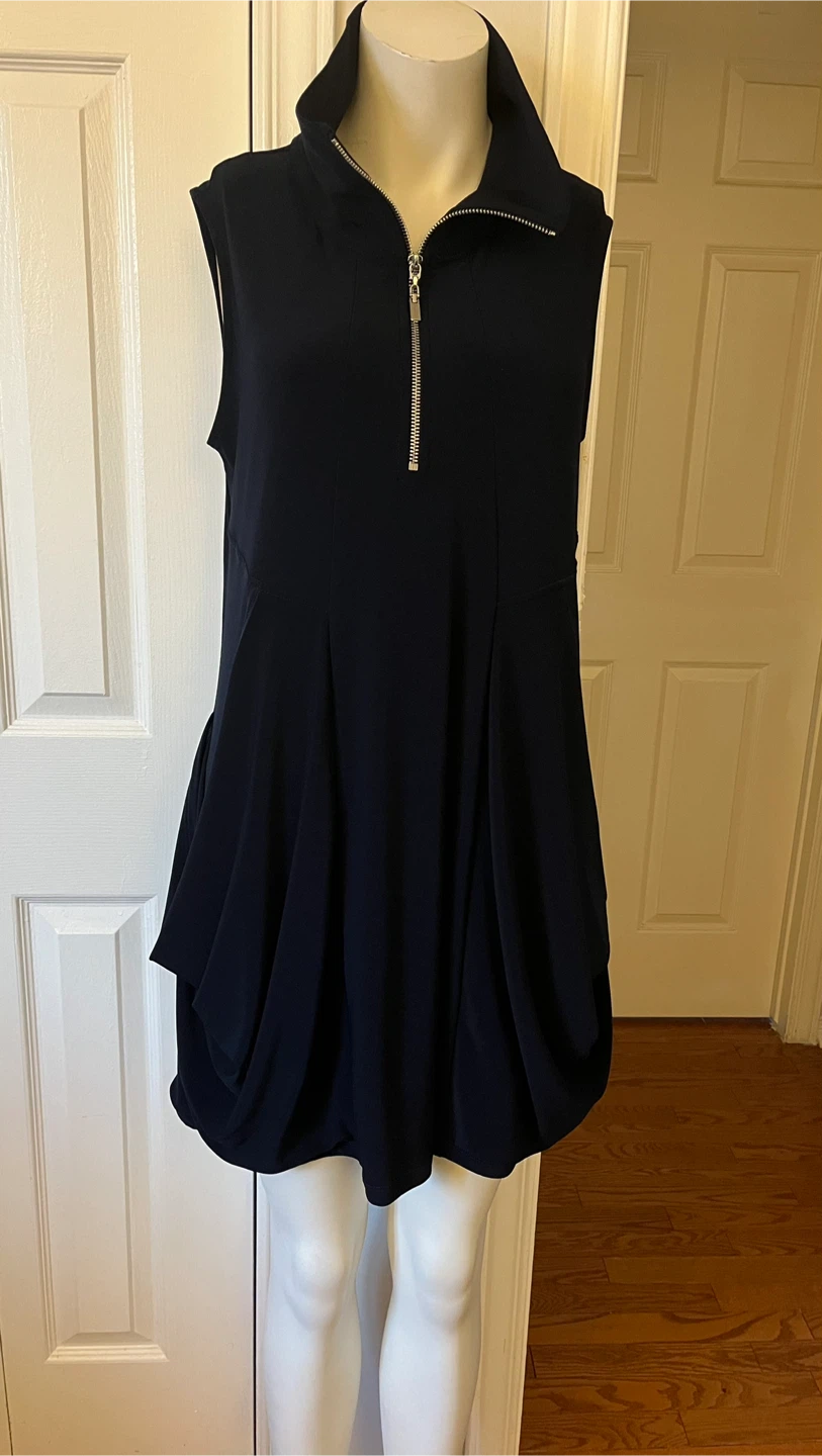 Joseph Ribkoff Black Sleeveless Dress - Size 10 - photo 3