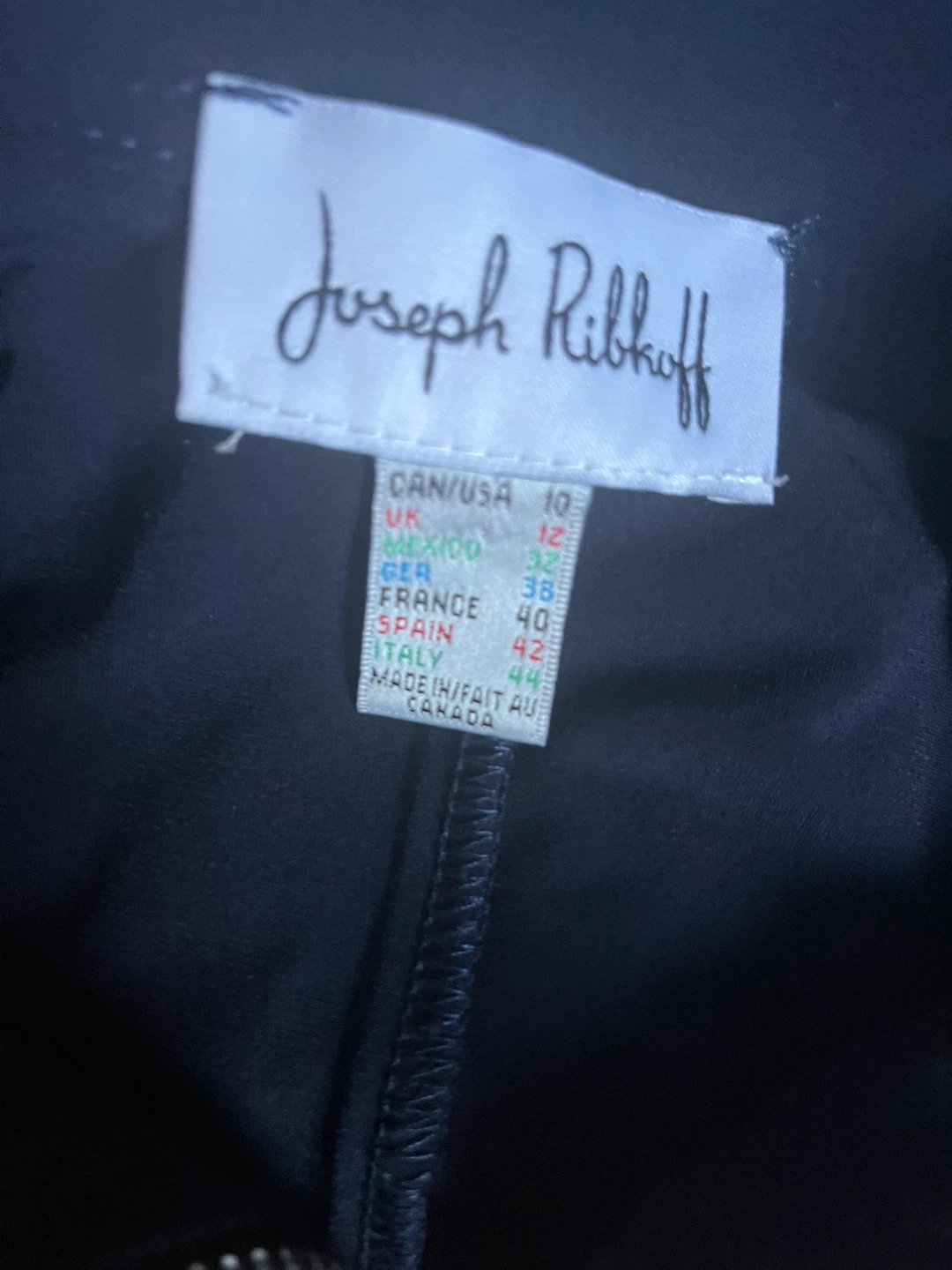 Joseph Ribkoff Black Sleeveless Dress - Size 10 - photo 2