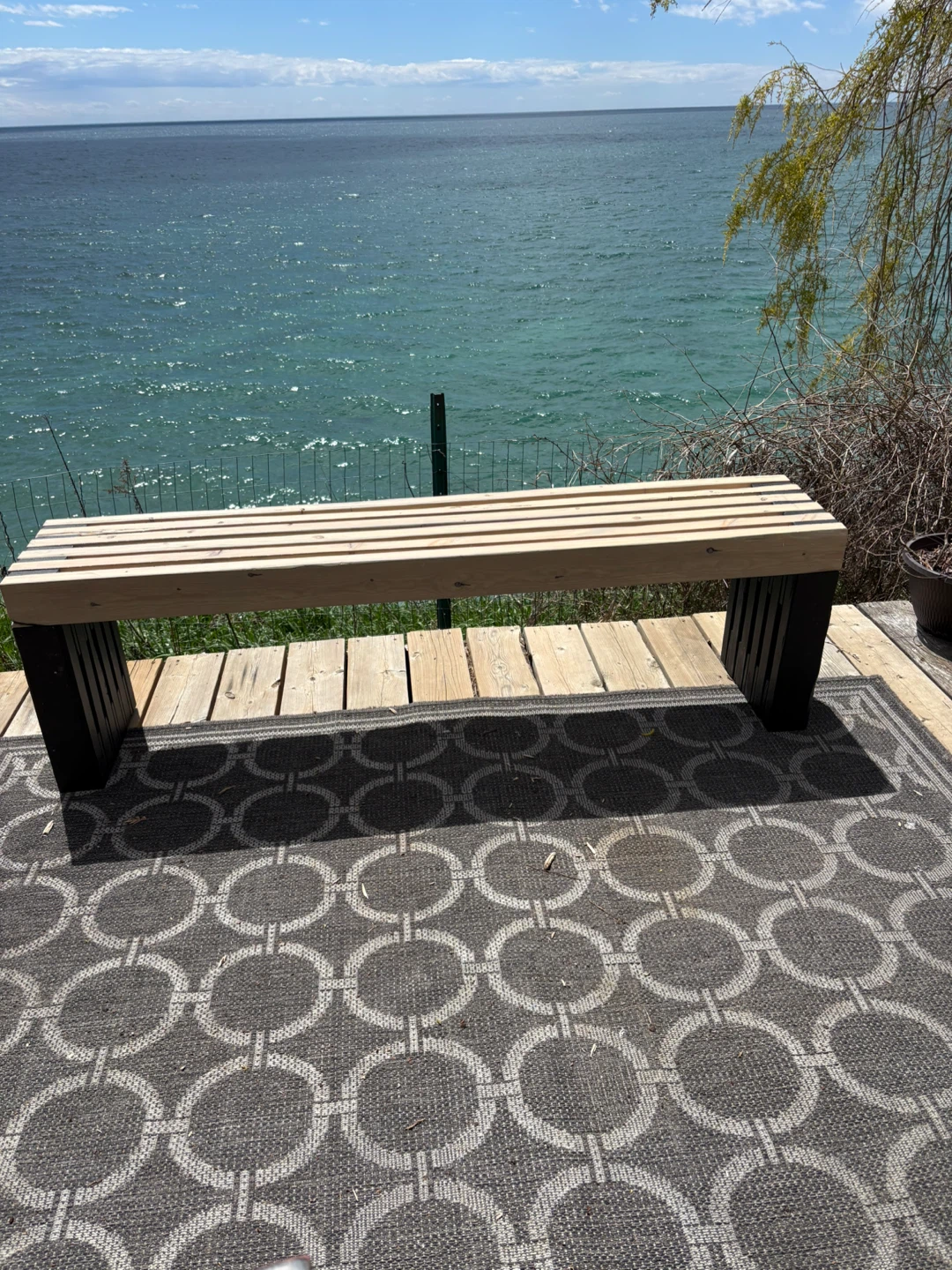 Wooden Outdoor Bench - photo 2
