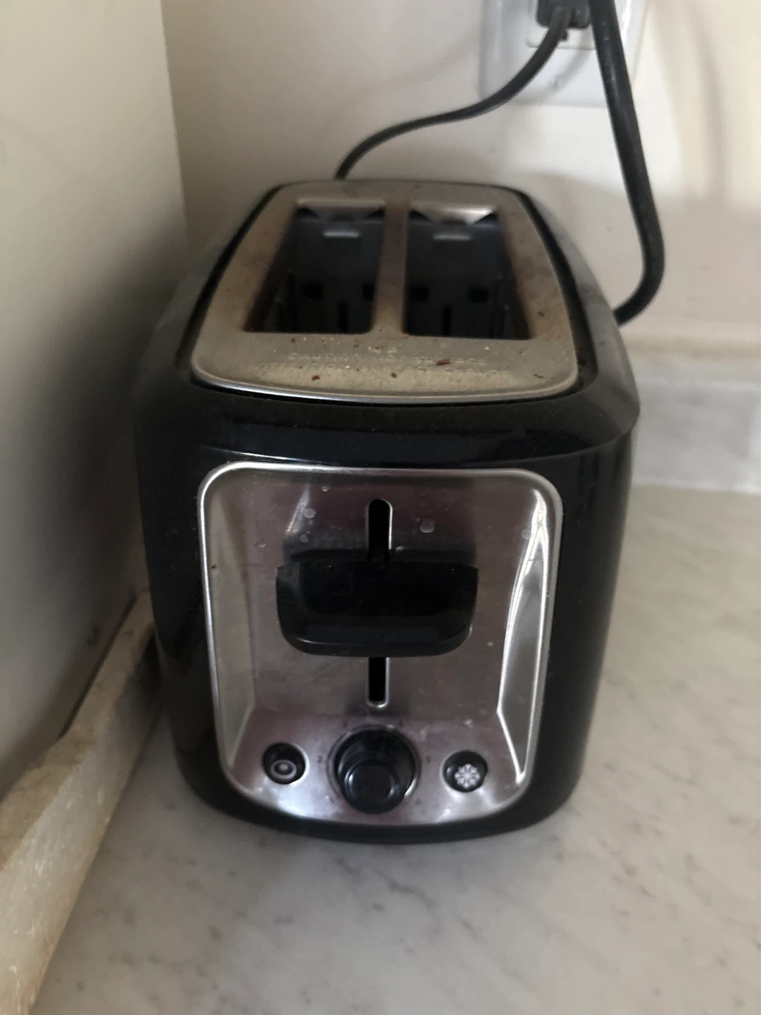 Black 2-Slice Toaster