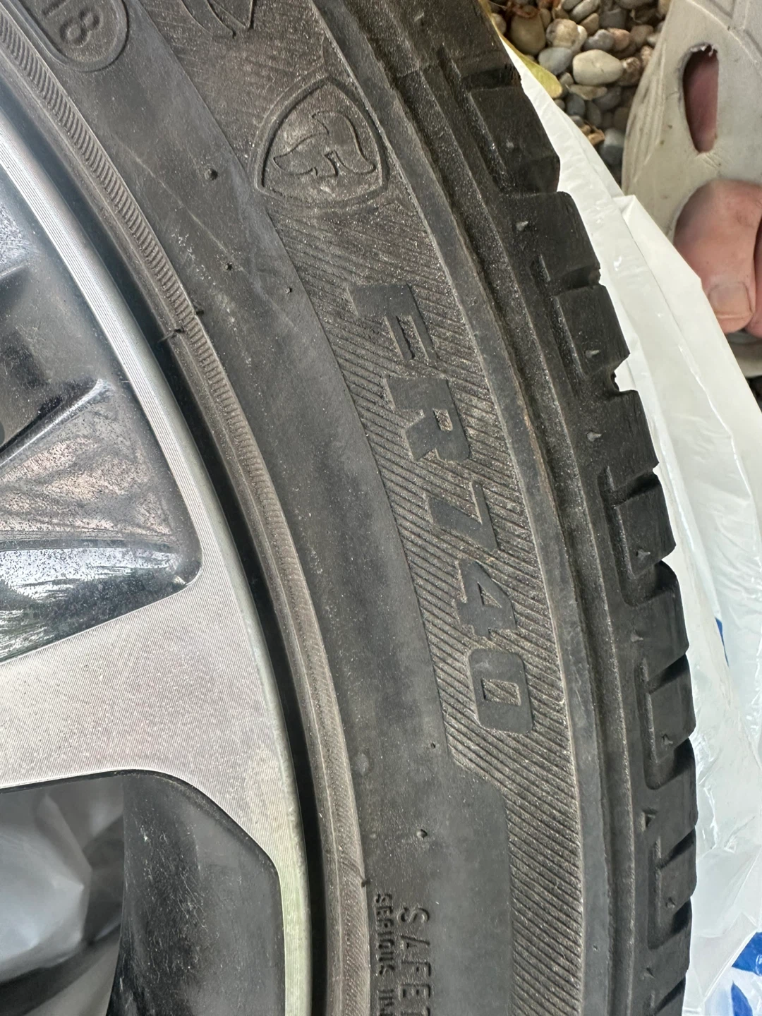 4 Firestone FR740 tires on Toyota rims  P215/45R17 87W M+H - photo 3