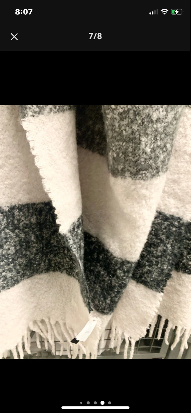 HBC Stripes Wool-Blend Throw Blanket - photo 4