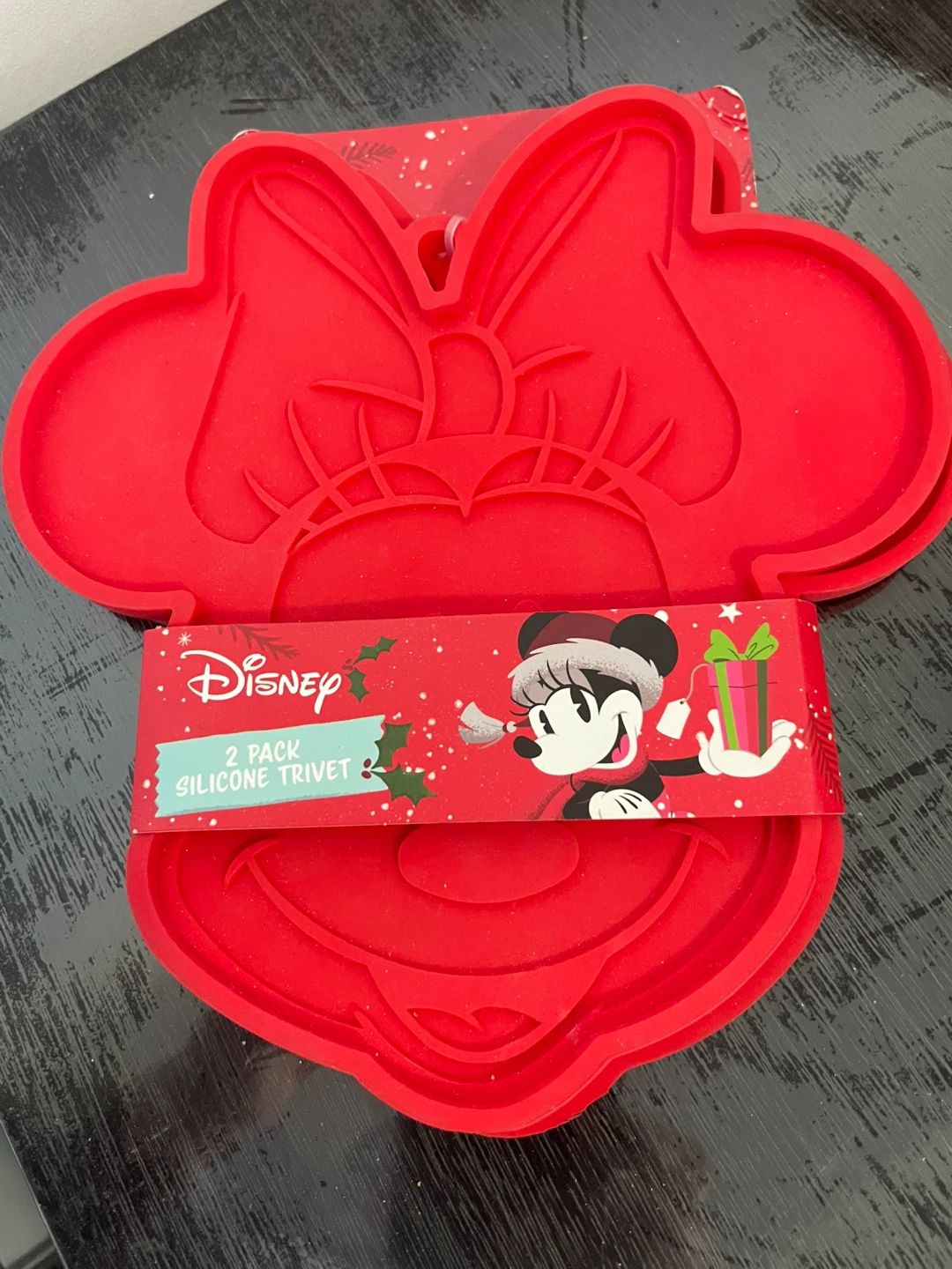 Disney Minnie Mouse Silicone Trivet Set