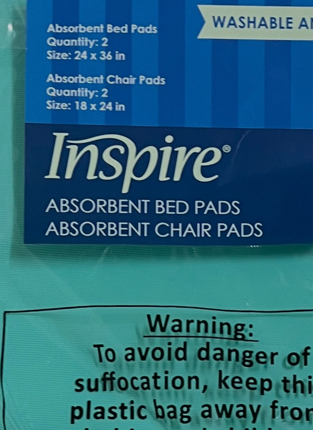 Inspire Absorbent Bed and Chair Pads (2 Bed, 2 Chair) - photo 2