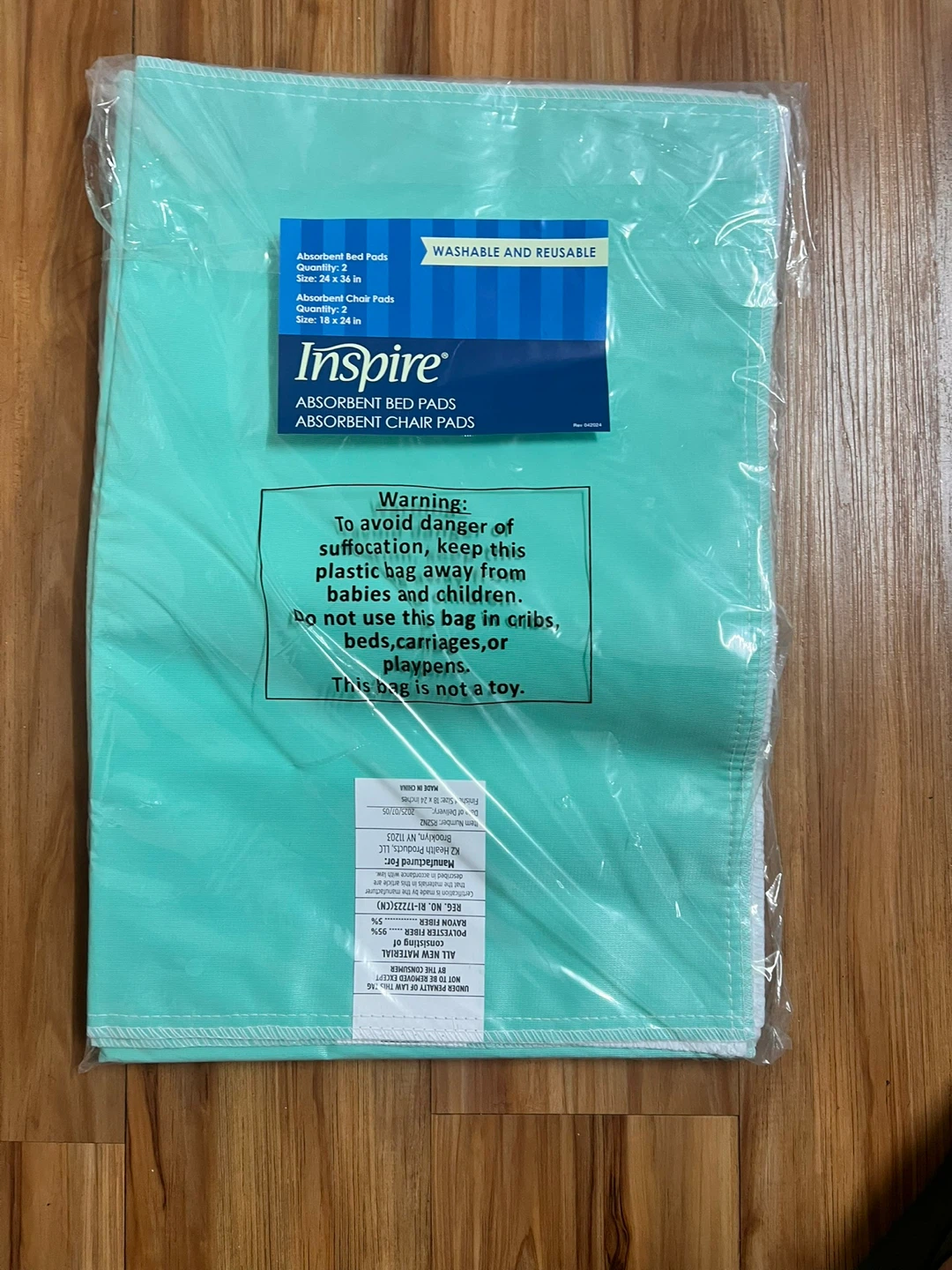 Inspire Absorbent Bed and Chair Pads (2 Bed, 2 Chair)