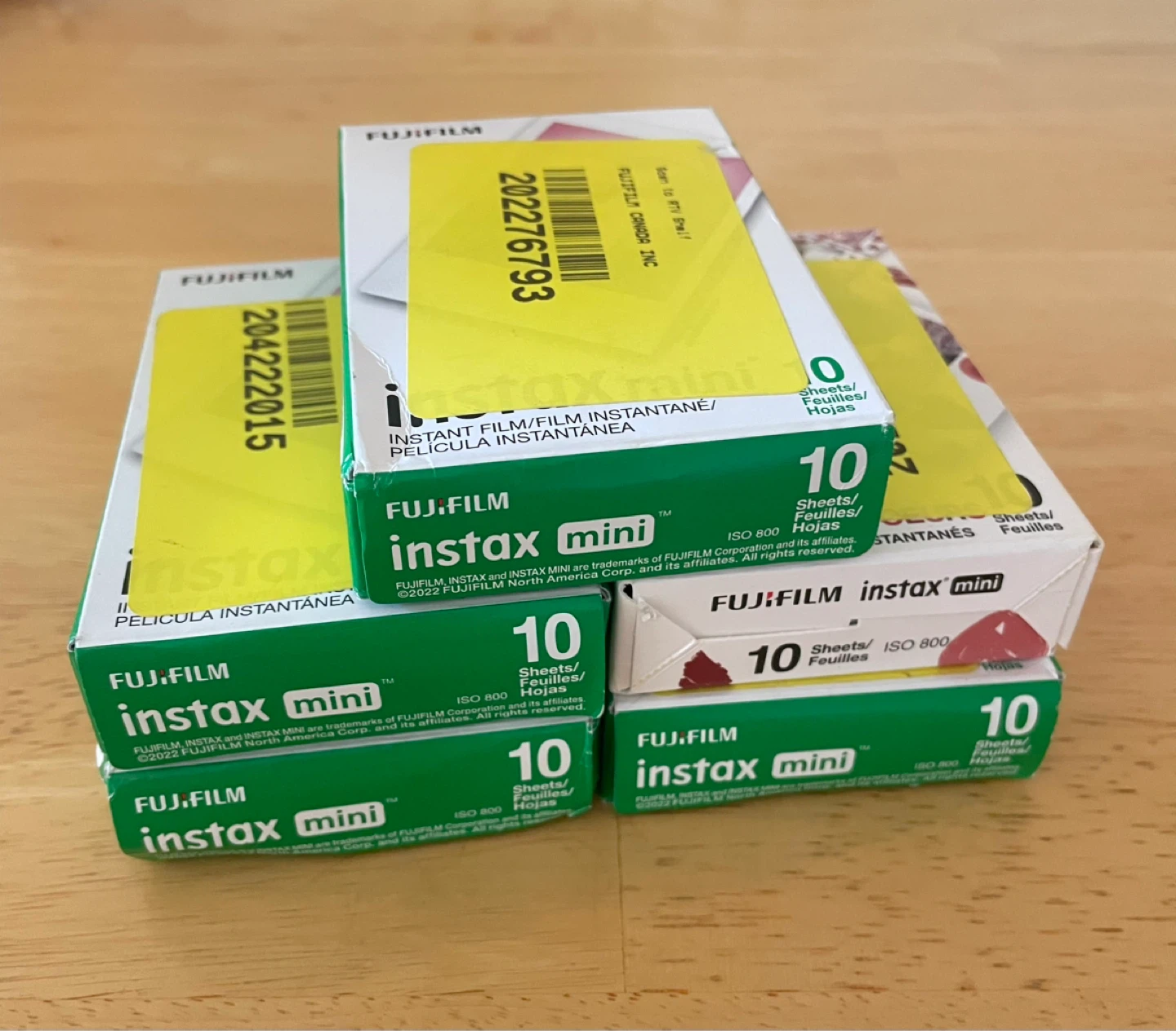 Fujifilm Instax Mini Instant Film (5x 10-Sheet Packs)