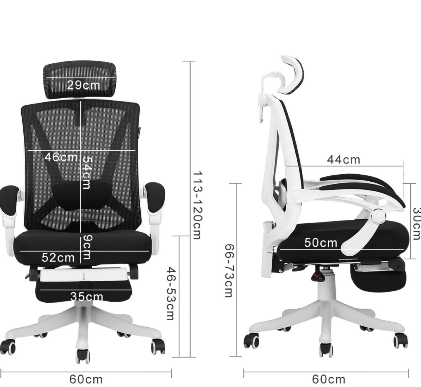 Ergonomic Office Chair with Footrest - photo 2