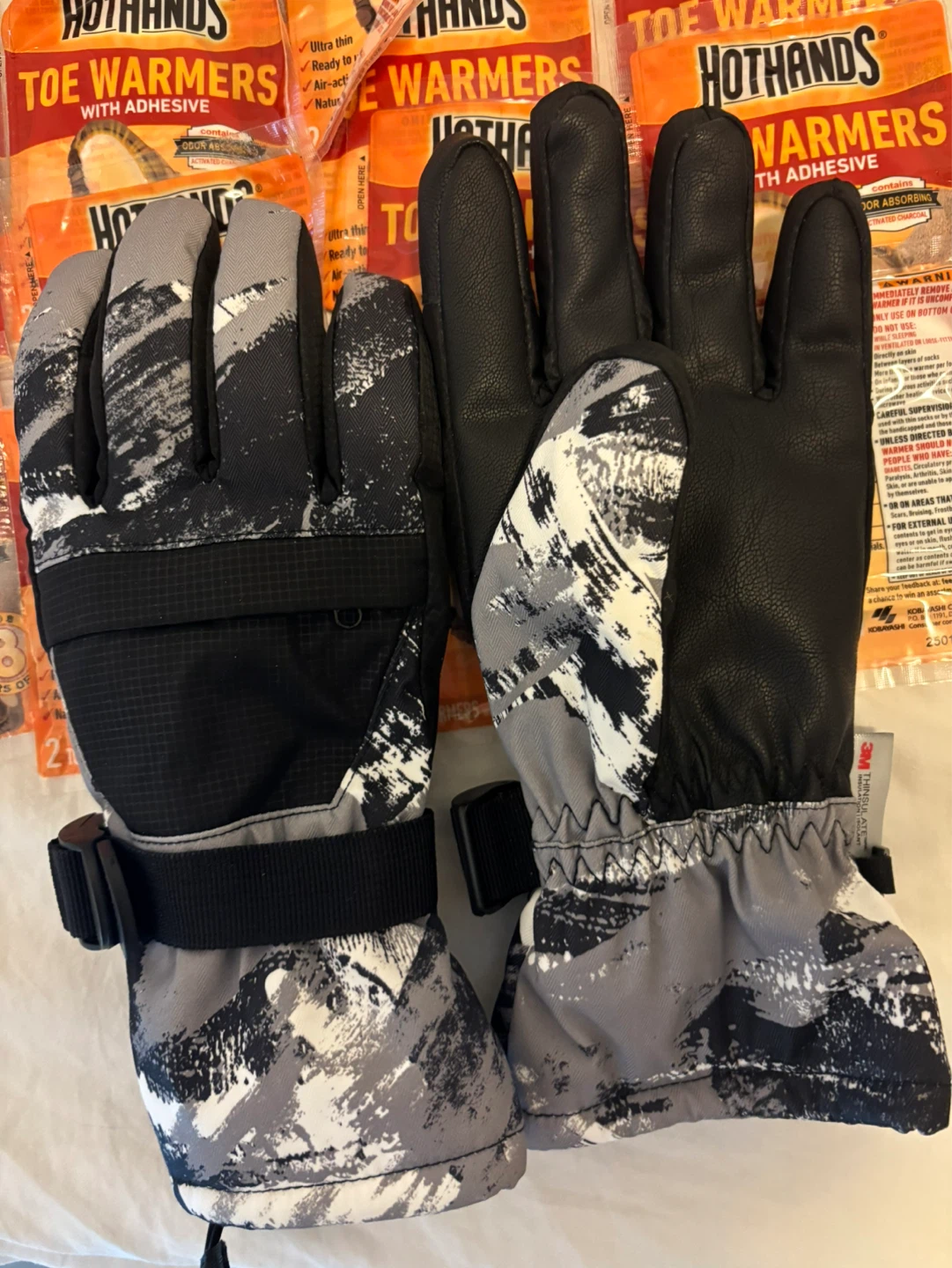 3M Thinsulate Ski Gloves - Grey - photo 4