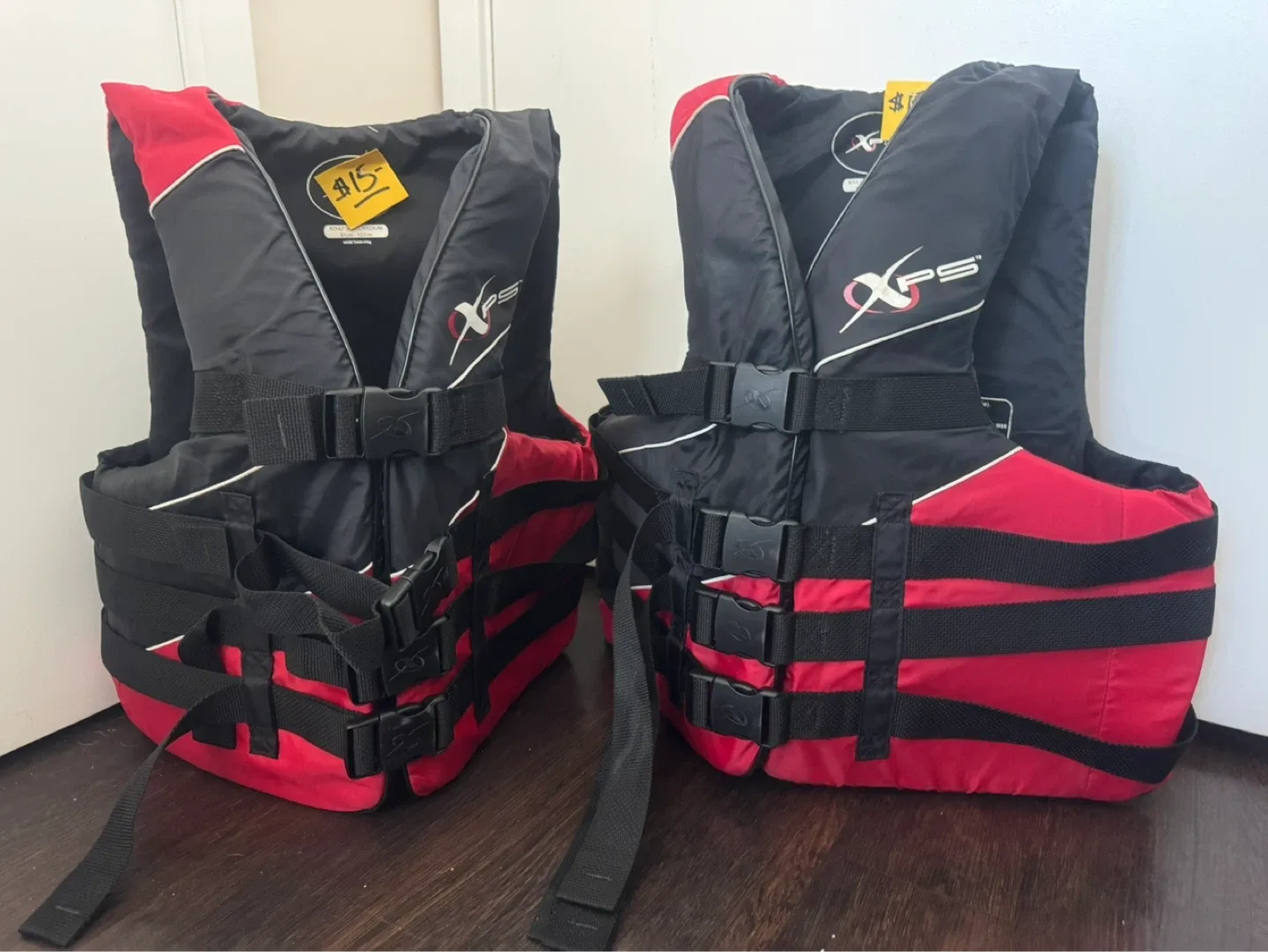 Selling Two Adult Size Life Jackets $15- each or $30 Both Firm