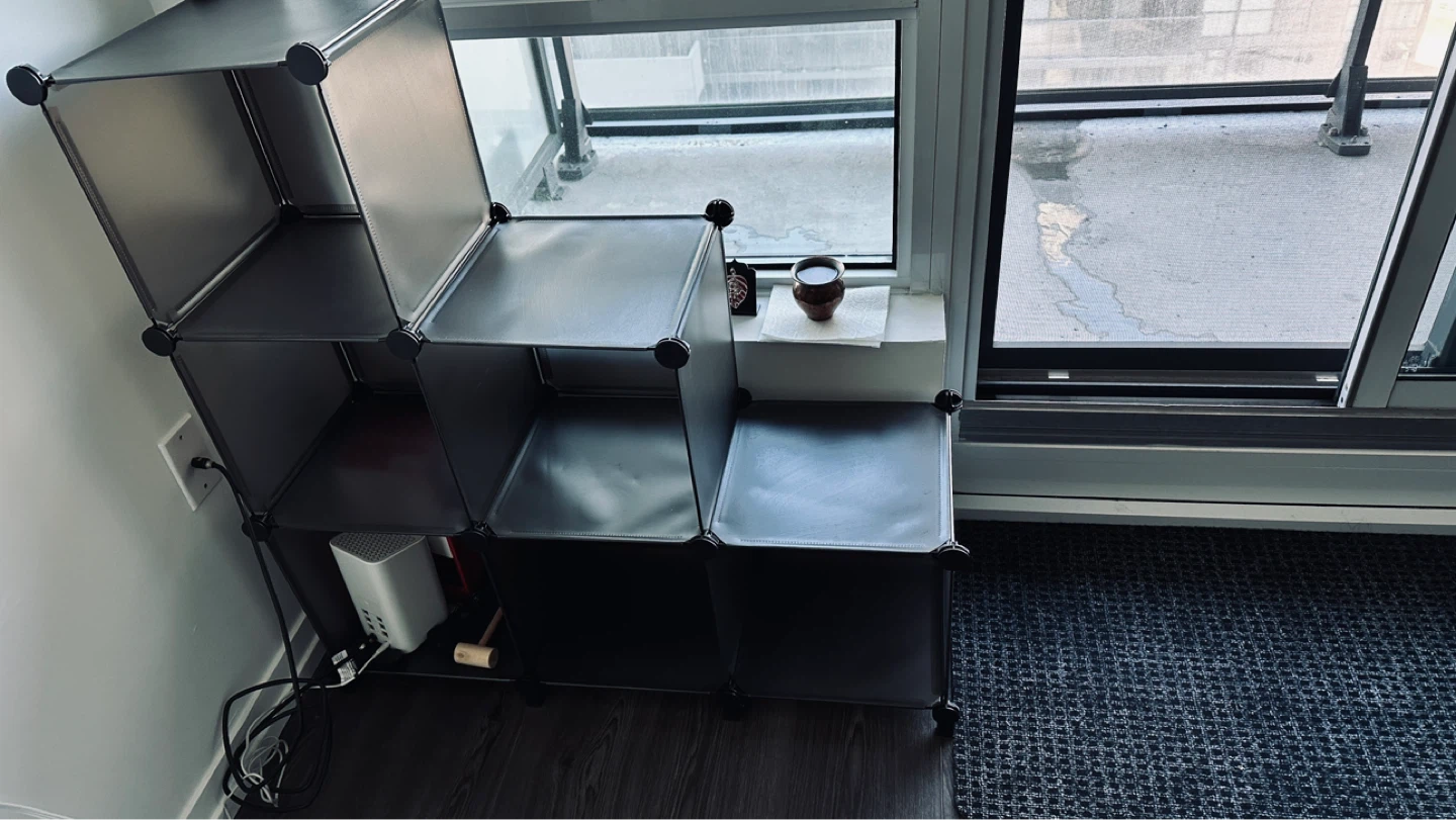 Grey Modular Cube Storage Unit - photo 2