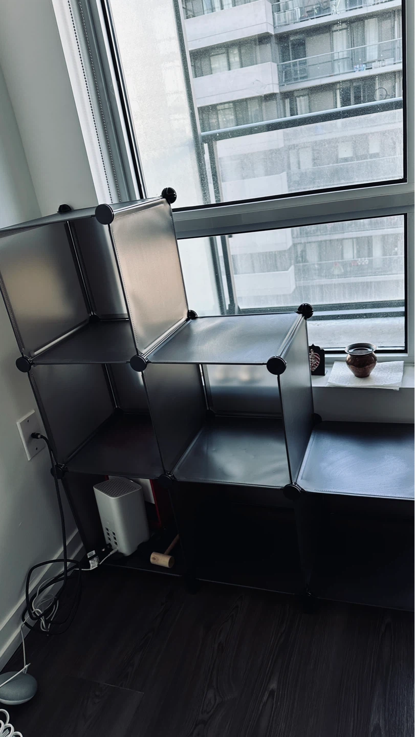 Grey Modular Cube Storage Unit