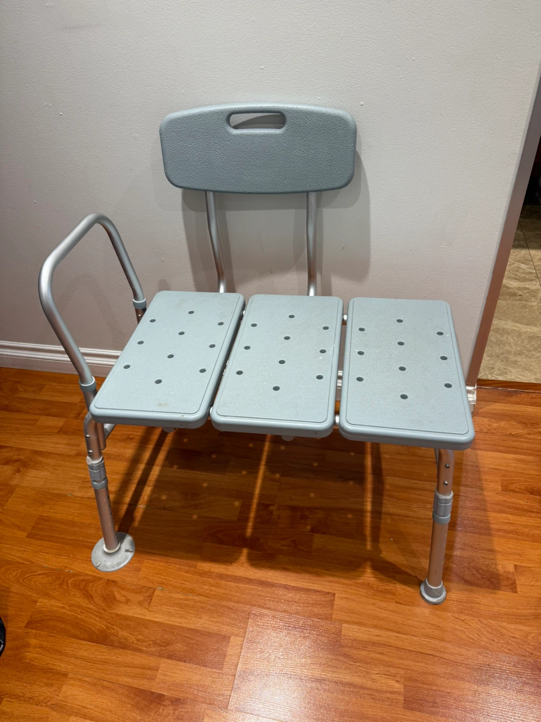 Adjustable Bath/Shower Chair with Backrest