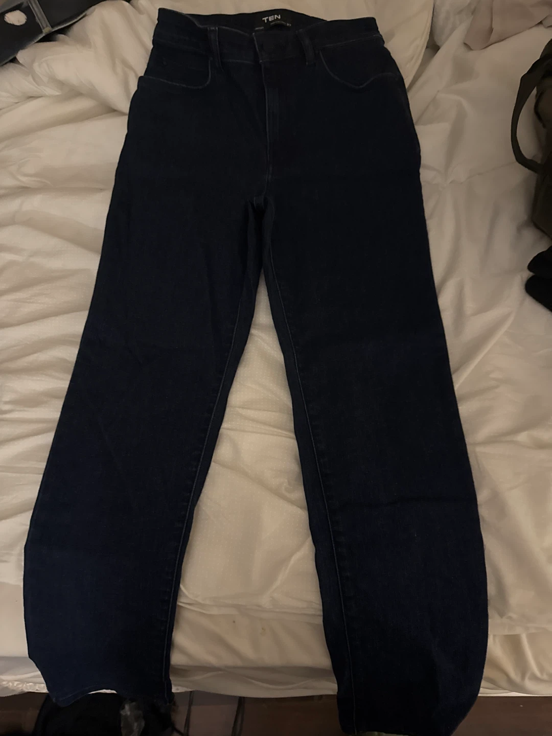 Dark blue dress jeans - photo 2