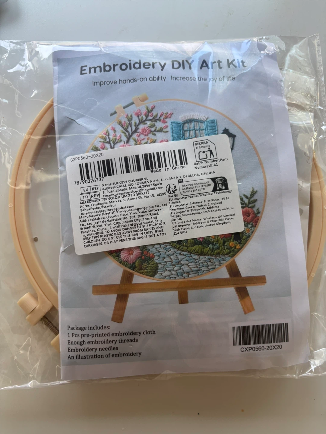 Embroidery DIY Art Kit