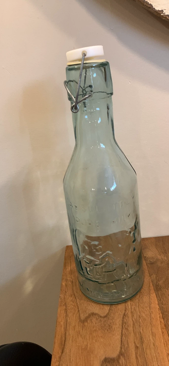Glass Bottle with Swing Top