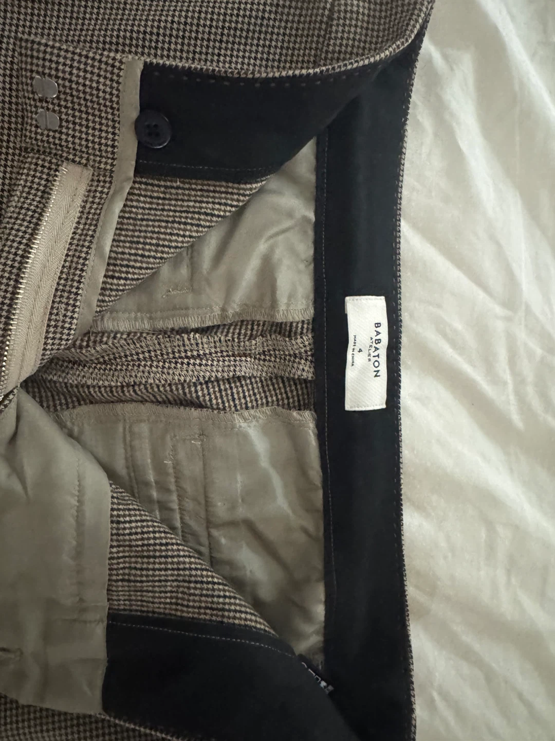 Babaton Hourndstooth Slacks - photo 2