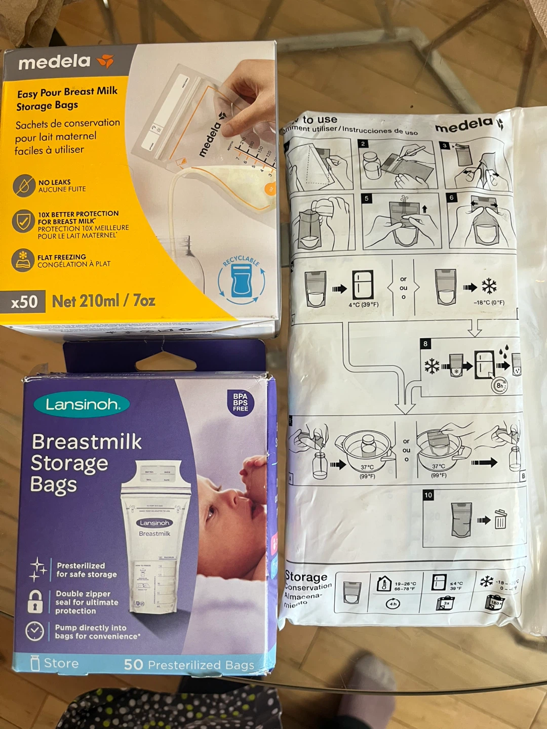 135 Breastmilk Storage Bags