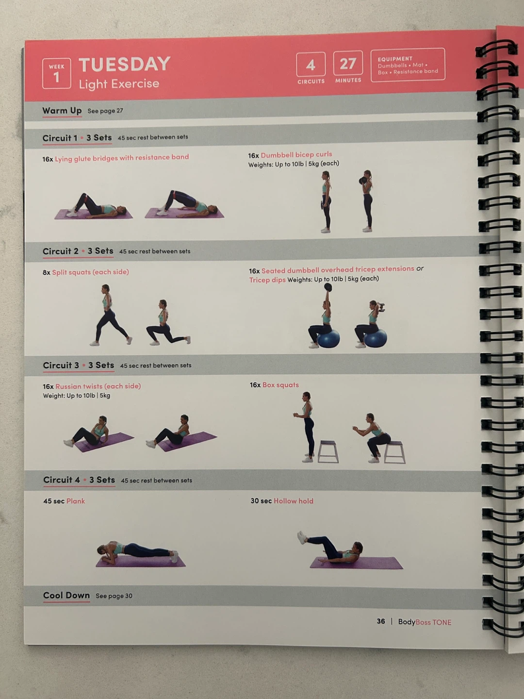 BNIB BodyBoss Tone Workout Guide - photo 3